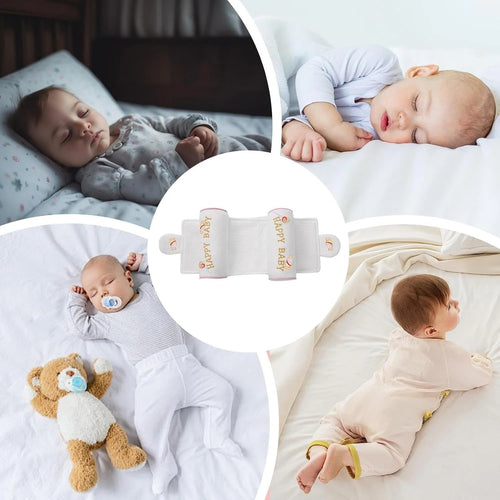 Cojín de apoyo para bebés ergonómico con dos refuerzos laterales ajustables.